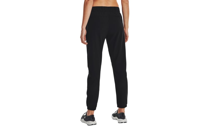 Under Armour Women's Heat Gear Loose Jogger Workout Pants Size M/L Gray  Black