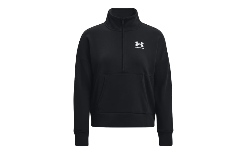 Under armour favorite fleece half on sale zip hoodie