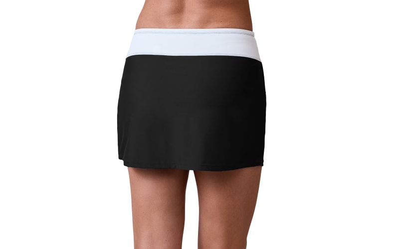 Ladies black swim on sale skirt