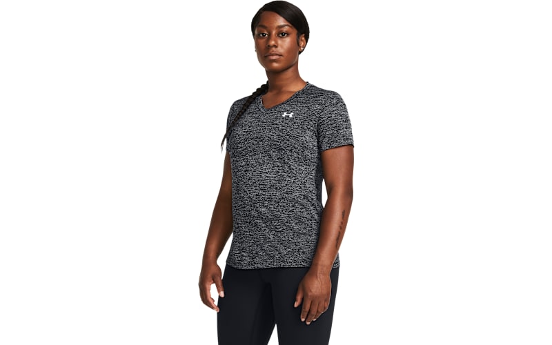 Under Armour Tech Twist Short-Sleeve V-Neck T-Shirt for Ladies