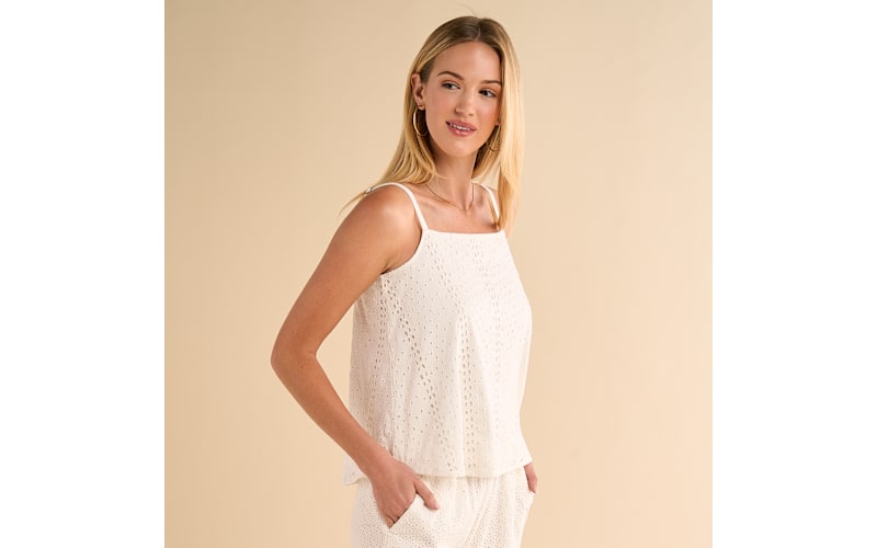 Natural Reflections Crochet Eyelet Tank Top | Cabela's