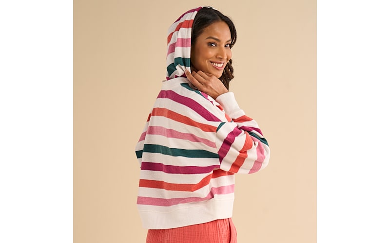 Natural Reflections Quarter-Zip Stripe Hoodie | Bass Pro Shops