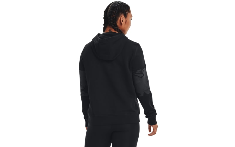 Under Armour Qualifier Fleece Blocked S Hoodie in Black