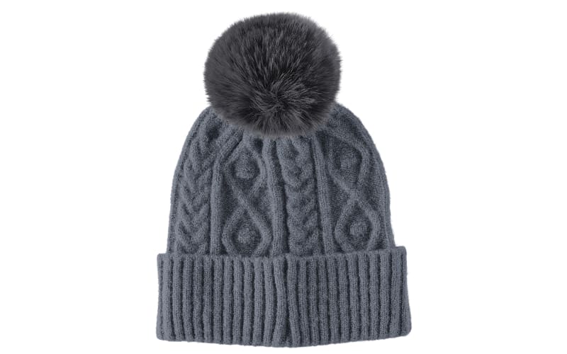 Natural Reflections Cable Knit Pom Beanie | Bass Pro Shops