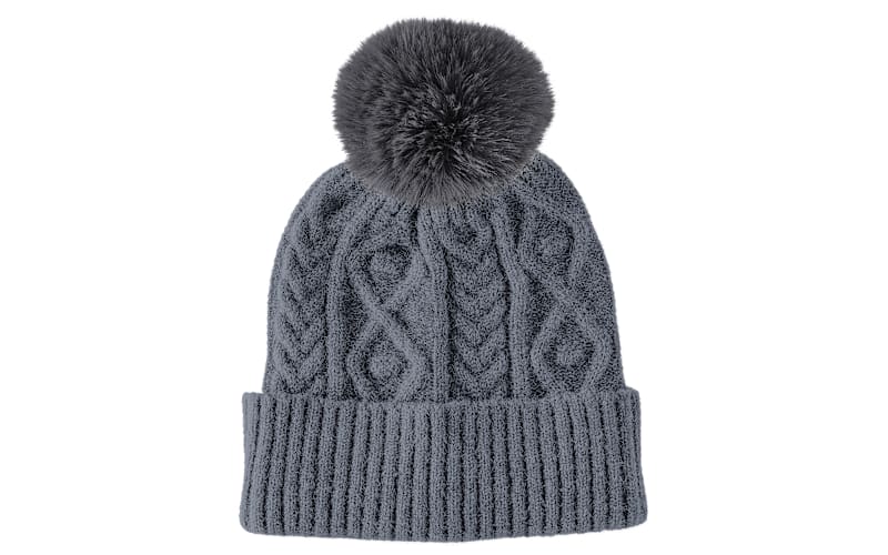 Natural Reflections Cable Knit Pom Beanie | Bass Pro Shops