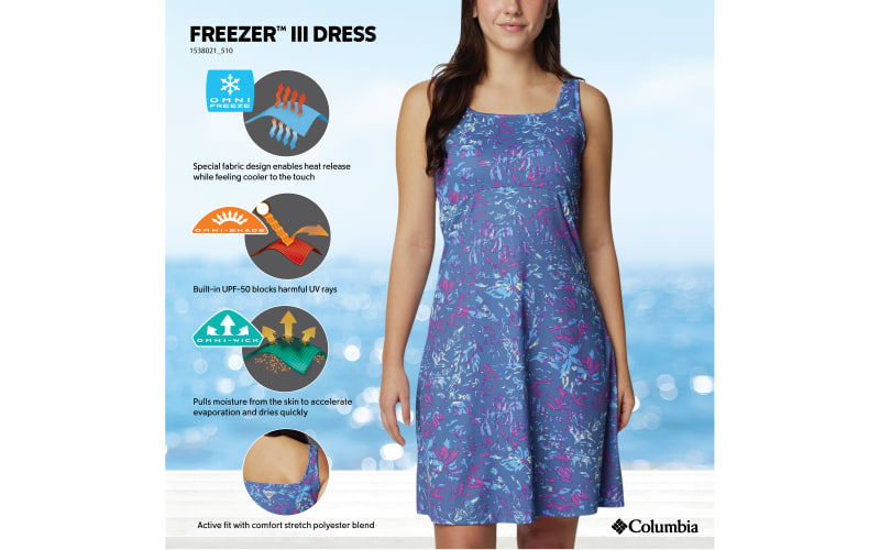 Columbia PFG Freezer III Sleeveless Dress for Ladies Cabela s
