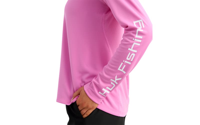 Sweat HUK Icon X Femme - Capuche 1/4 Zip Manches Longues - Taille M - Bleu