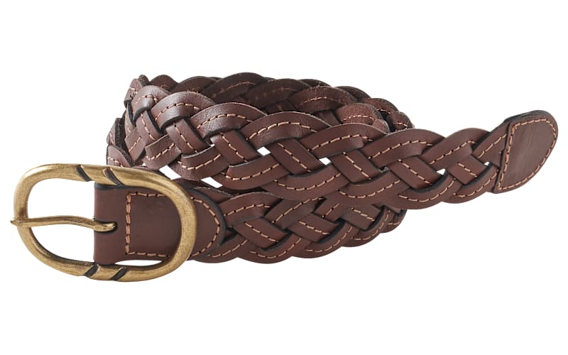Natural Reflections Braided Leather Belt | Mack display picture 1