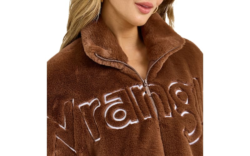 Wrangler Retro Logo Fuzzy Full-Zip Jacket | Mack's Prairie Wings