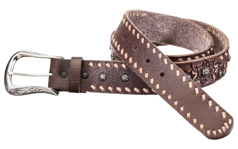 Natural Reflections Embossed Floral Leather Belt | Bass Pro Shops