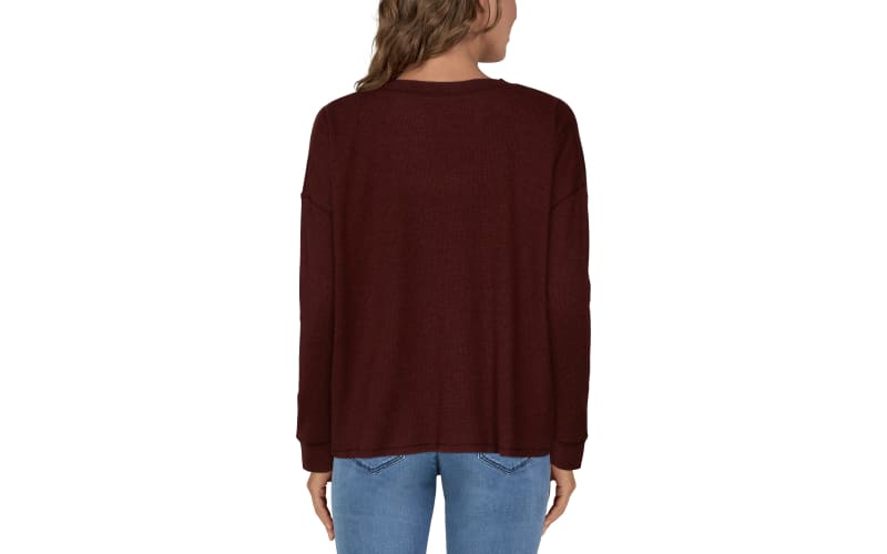 Natural Reflections Hillside Notch-Neck Long-Sleeve Thermal Shirt