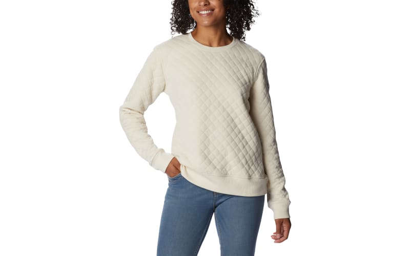 Columbia Lodge Quilted Long-Sleeve Sweatshirt for Ladies