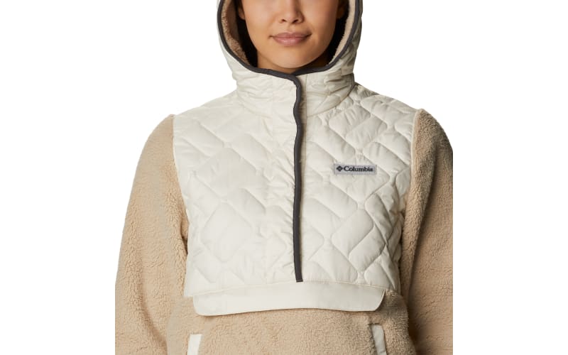 Columbia long hooded fleece top