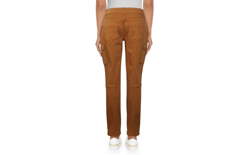 Natural reflections stretch cargo pants for ladies sales