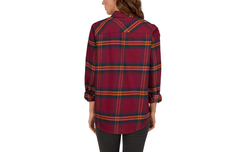 Natural Reflections Flannel Long-Sleeve Shirt for Ladies