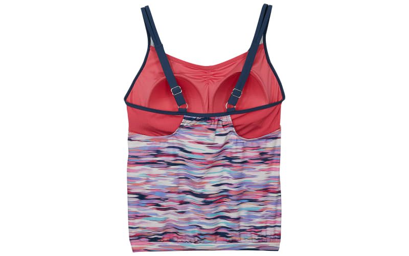 Free Country Coral Reflection V Neck Blouson Tankini for Ladies Bass Pro Shops