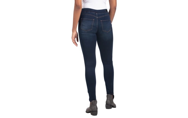 Natural Reflections Lucy Repreve Pull-On Denim Jeggings for Ladies