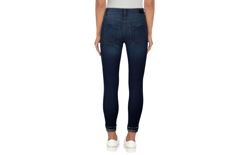 Cropped denim jeans ladies deals