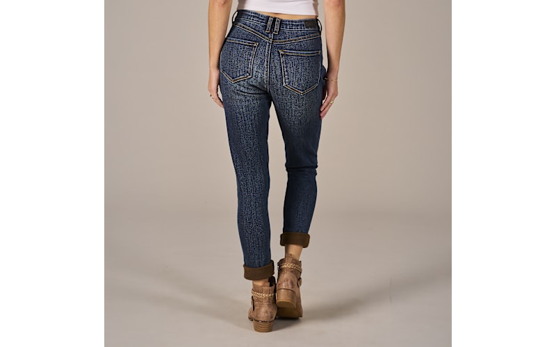 Natural Reflections Fleece-Lined Denim Skinny Jeans Cabela's