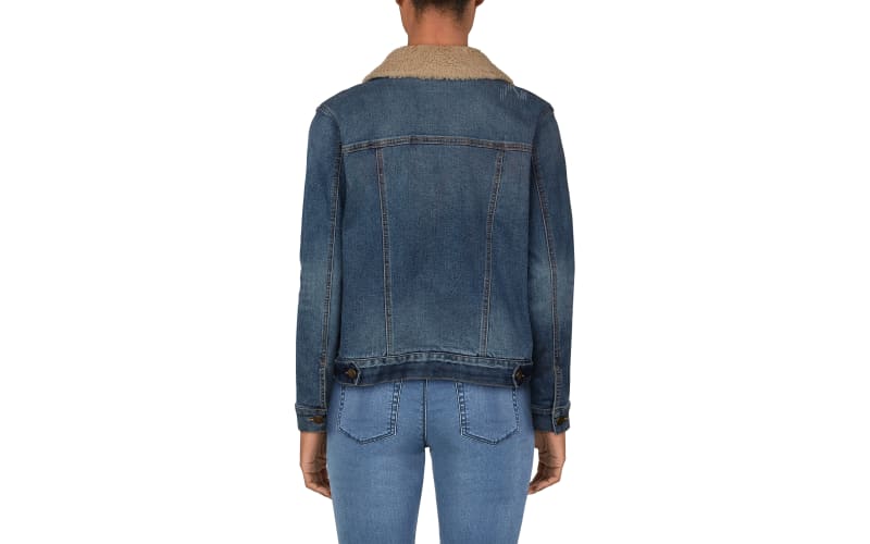 Natural Reflections Fleece Lined Denim Jacket for Ladies Cabela s