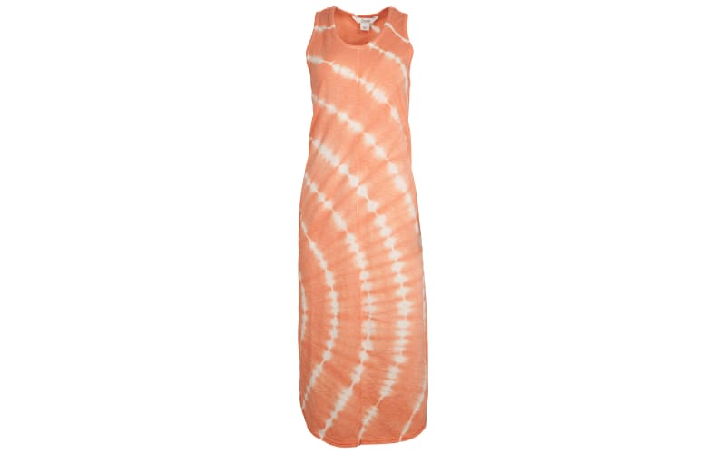 knee length dresses for ladies Burnt Orange Sleeveless Vera Midi Dress