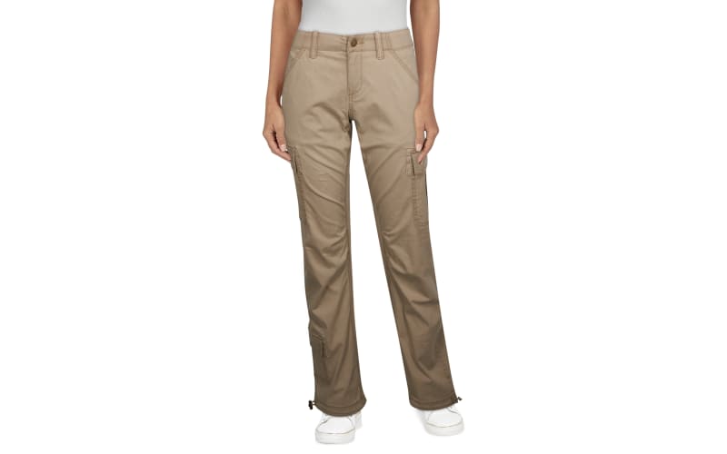 Natural reflections stretch cargo pants for ladies clearance