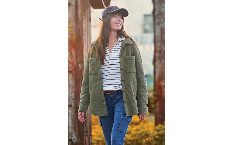 Natural Reflections Quilted Shirt Jacket | Mack's Prairie Wings