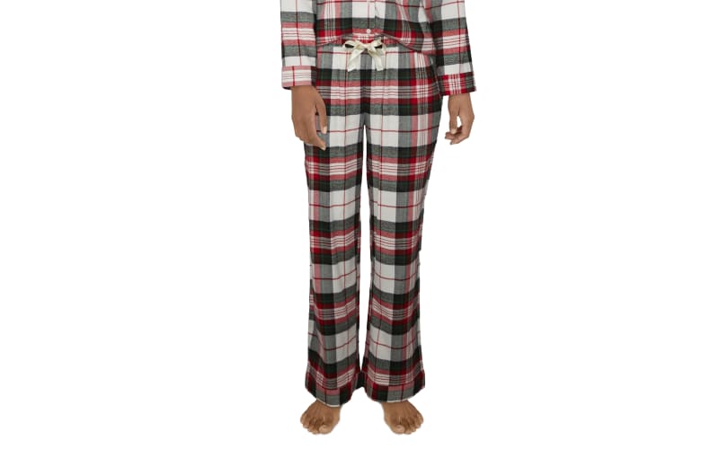 Flannel Pajama Pants - Red/plaid - Ladies