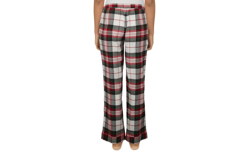 Flannel Pajamas - Red/plaid - Ladies