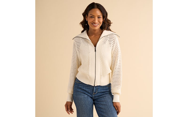 Natural Reflections Summer Nights Full-Zip Sweater | Bass Pro Shops