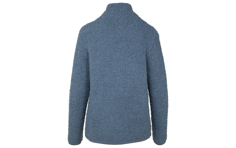 Natural Reflections Sherpa Cabin Quarter-Zip Long-Sleeve Sweater