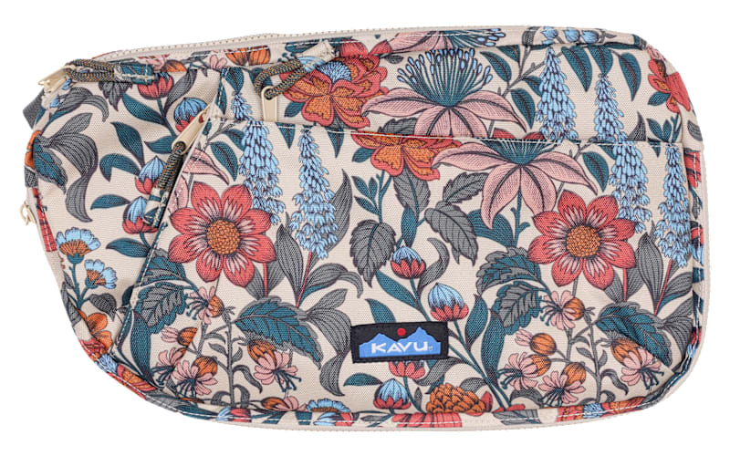 Kavu Turquoise Floral Sling Backpack with Red Rose Print Kavu | Bags | Kavu Womens Teal And Red Rose Backpack | Poshmark main image 2