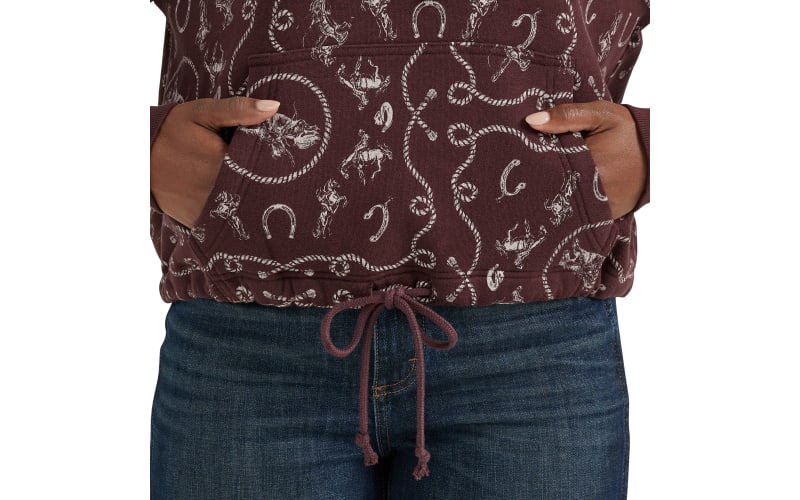 Wrangler Retro Punchy Cinched Hoodie for Ladies