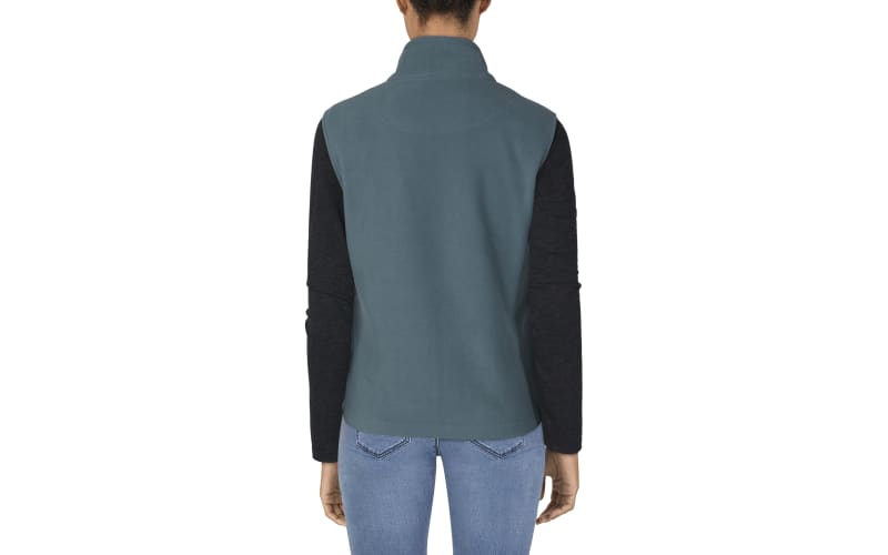 Full zip fleece vest clearance