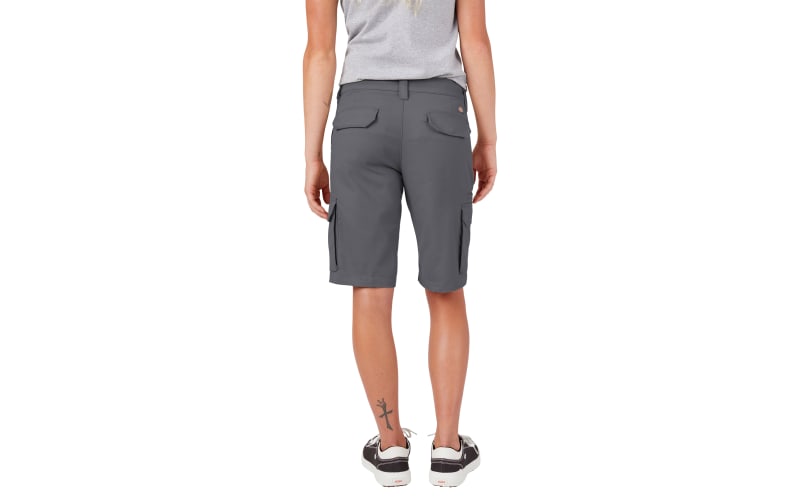 Dickies Relaxed Fit Stretch 11'' Cargo Shorts for Ladies