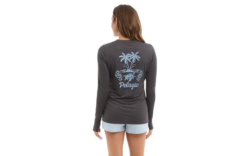 T-shirt Manches Longues Tortuga – Logo Bateau De Pêche – 100% Coton – Neuf étiquettes