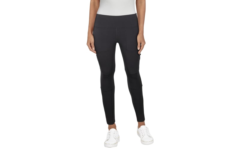 Natural Reflections Knit Utility Leggings for Ladies - Graphite Grey - XS