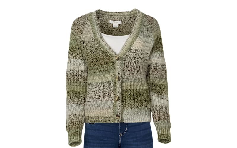 Natural Reflections Wander Spacedye Long-Sleeve Cardigan | Bass