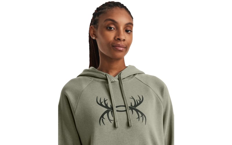 Under Armour Rival Antler Graphic Long-Sleeve Hoodie for Ladies