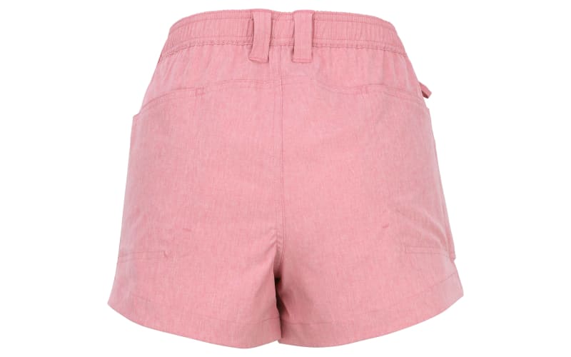 AFTCO Women's Stretch The Original Fishing Short Hazy Rose Heather / 4