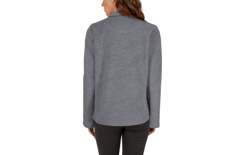 Natural reflections sweater fleece jacket for ladies discount