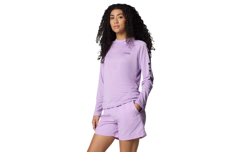 コロンビア Columbia Super Tidal Tee Long Sleeve レディース シャツ トップス Tiki Pink Undulat Amazon.com: Columbia Women's Super Tidal Tee Long Sleeve