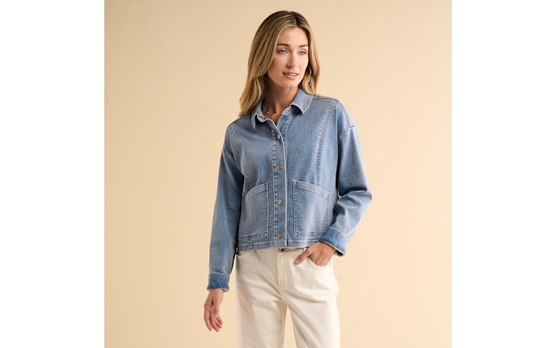 Natural Reflections Daybreak Knit Denim Jacket | Bass Pro Shops