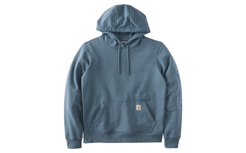 Carhartt Sawyer Script Logo Graphic Sleeve Hooded Sweatshirt