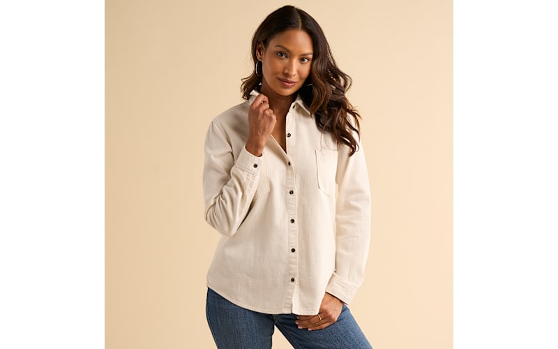Natural Reflections Button-Down Denim Long-Sleeve Shirt | Cabela's