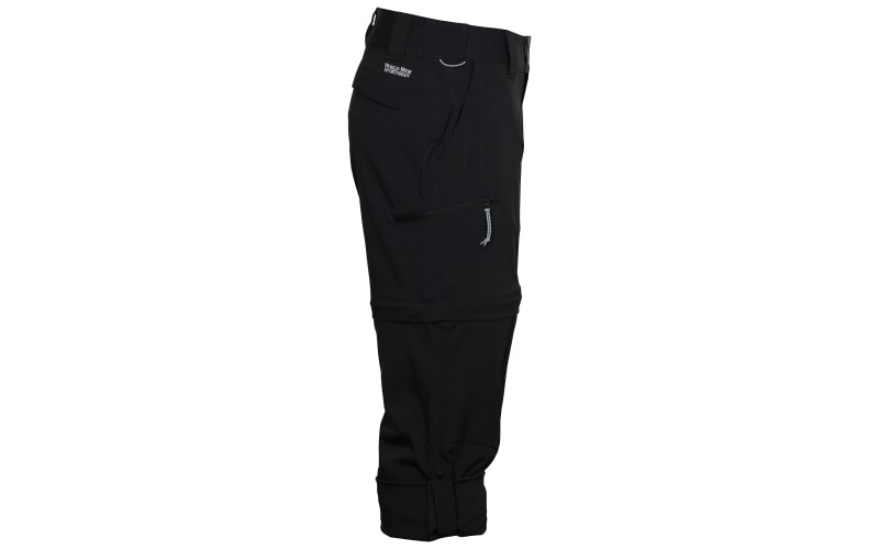 World Wide Sportsman Ultimate Angler Convertible Pants for Ladies - Jet Black - 18