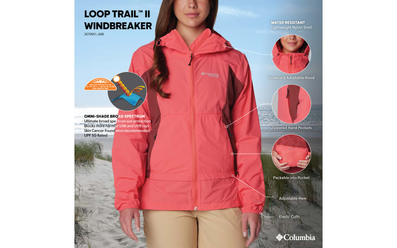 Columbia Loop Trail II Windbreaker Jacket for Ladies Bass Pro Shops