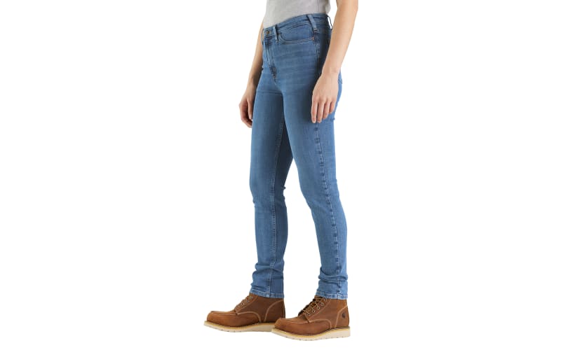 Carhartt Rugged Flex Slim Fit Tapered High Rise Jeans for Ladies