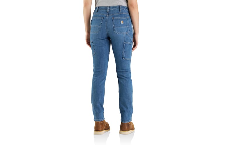 Women's Double-Front Pants - Stretch Carpenter Pants
