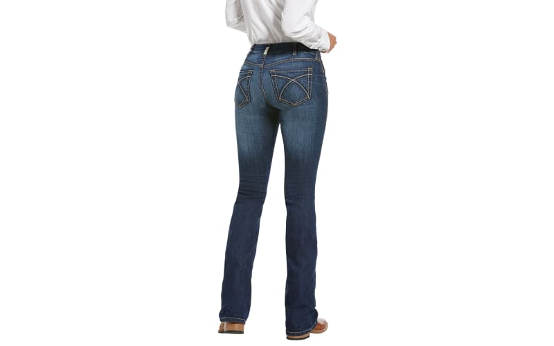 Ariat R.E.A.L. Perfect Rise Bootcut Rosa Jeans for Ladies Bass